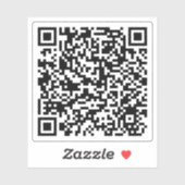 Autocollants de code Qr effacés personnalisés (Feuille)