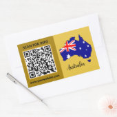 Autocollants de code QR moderne d'Australie, Drape (Enveloppe)