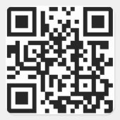 Autocollants de code QR personnalisés : donnez un (Devant)