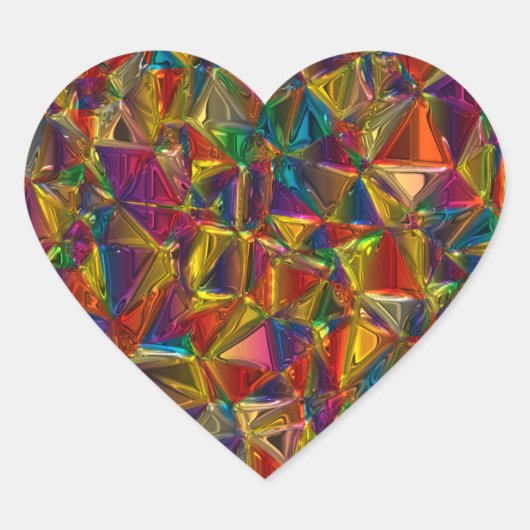 autocollants de coeur de cristal (Devant)