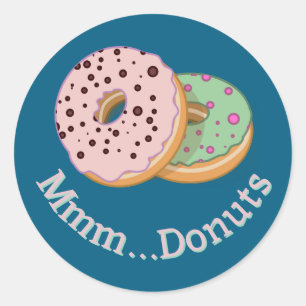 Autocollants de conception de Donuts
