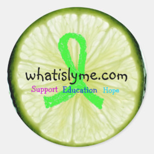 Autocollants de conscience de la maladie de Lyme