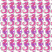 Autocollants de contour de Neon Seahorse (feuille) (Devant)