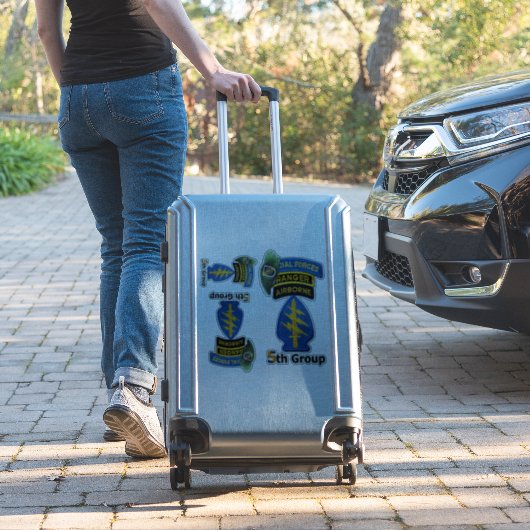 Autocollants de contour du 5e groupe des forces sp (Valise Insitu)