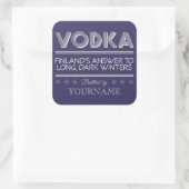 Autocollants de couleur personnalisés VODKA (Sac)