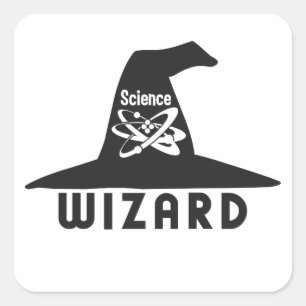 Autocollants de coutume de magicien de la Science