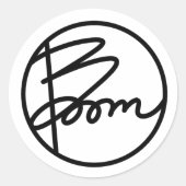 Autocollants de couverture de livre Boom (Devant)