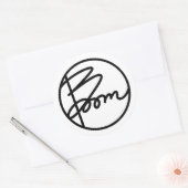 Autocollants de couverture de livre Boom (Enveloppe)