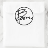 Autocollants de couverture de livre Boom (Sac)