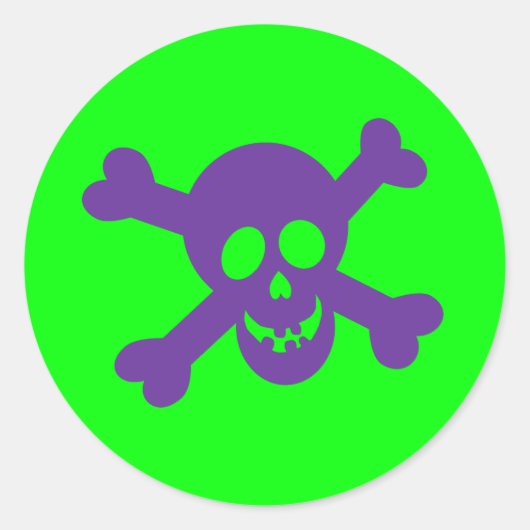 Autocollants de crâne d'Halloween (Devant)