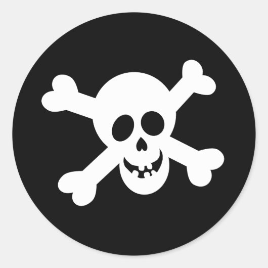 Autocollants de crâne d'Halloween (Devant)