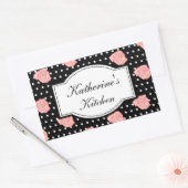 Autocollants de cuisine Rose Élégante (Enveloppe)