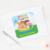Autocollants de décoration de fête d'anniversaire (Enveloppe)
