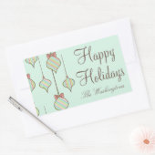 Autocollants de décoration de Noël à la menthe (Enveloppe)