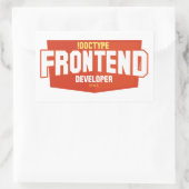 autocollants de développeur avant (Sac)