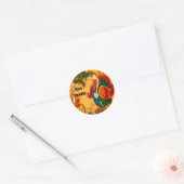 Autocollants de dinde de Thanksgiving (Enveloppe)