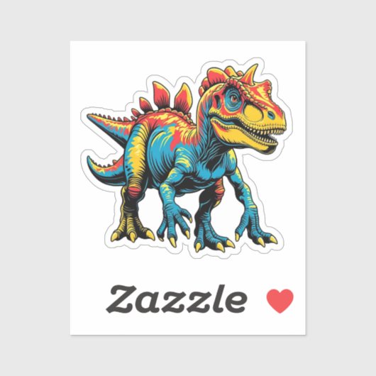 Autocollants de dinosaures (Feuille)
