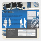 Autocollants de disposition du site (Devant)