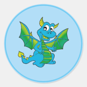 Autocollants de dragon