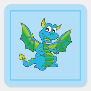 Autocollants de dragon