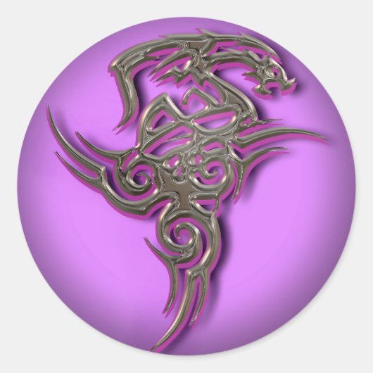 autocollants de dragons tribaux (Devant)