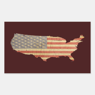 Autocollants de drapeau et de pays des USA