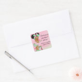 Autocollants de Faveur de Baby Shower Pastèque (Enveloppe)