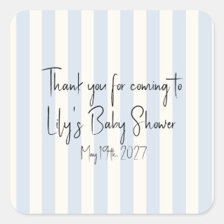 Autocollants de faveur de Baby Shower personnalisé