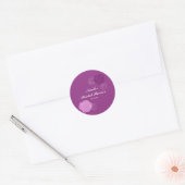 Autocollants de faveur de douche de mariage floral (Enveloppe)