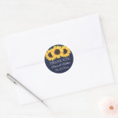 Autocollants de faveur de mariage Tournesols de ca (Enveloppe)