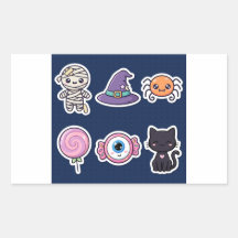 Autocollants de faveur pour Halloween v2