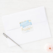 Autocollants de faveur rayés bleu or Snips & Snail (Enveloppe)