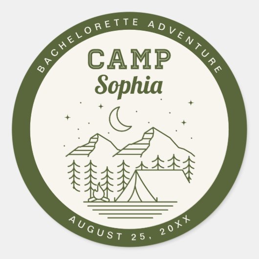 Autocollants de faveur ronds pour enterrement de v (Devant)