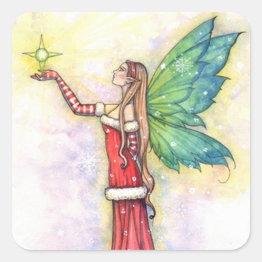 Autocollants de fée de Noël par Molly Harrison (Devant)