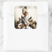 Autocollants de femme de chat fou (Sac)