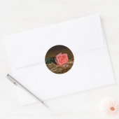Autocollants de fermeture rose (Enveloppe)