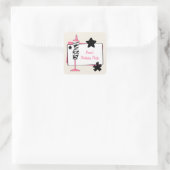 Autocollants de fête d'anniversaire de forme de (Sac)