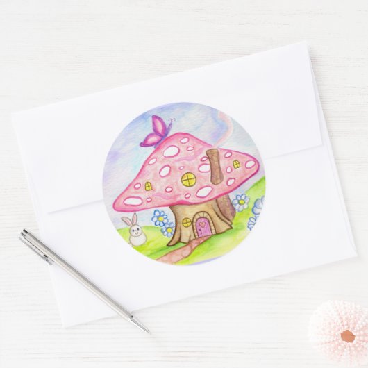 Autocollants de fête de lapin de printemps de cham (Enveloppe)