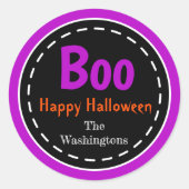 Autocollants de fête Halloween sur le thème de 'Tr (Devant)