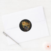 Autocollants de fête masquée Or Noir (Enveloppe)
