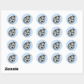 Autocollants de fête pour coccinelle bleue (Feuille)