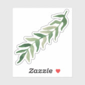 Autocollants de feuillage de verdure d'aquarelle (Feuille)