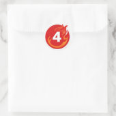 Autocollants de feuille de signe de main Shaka Vib (Sac)