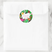 Autocollants de feuilles et fleurs de jardin tropi (Sac)