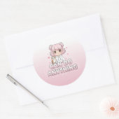 Autocollants de fille mignonne (Enveloppe)