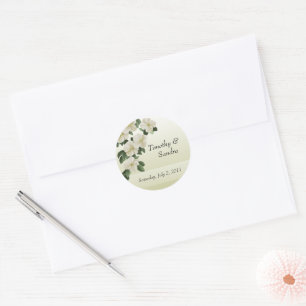 Autocollants de fleurs de cornouiller
