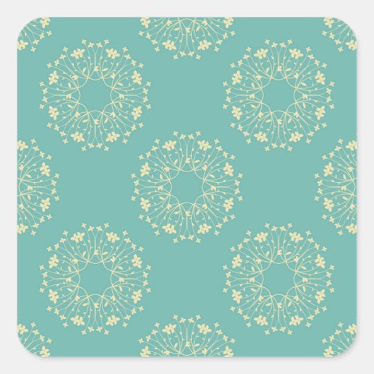 autocollants de fleurs d'époque (Devant)