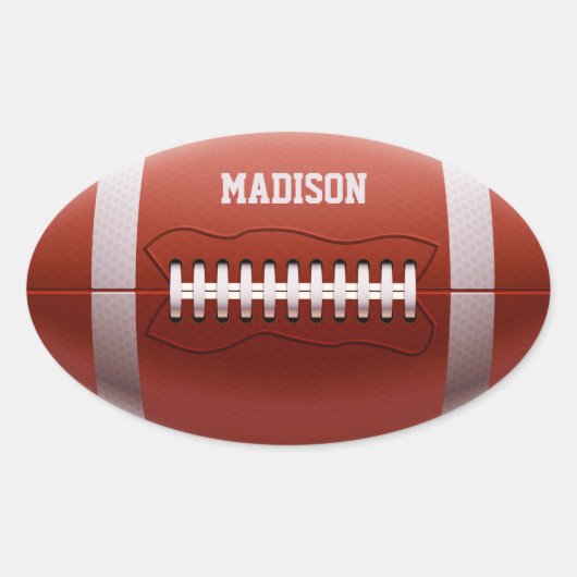 Autocollants de football de nom personnalisé (Devant)