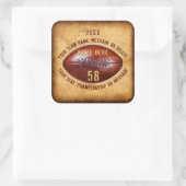 Autocollants de football rustiques les plus cool a (Sac)