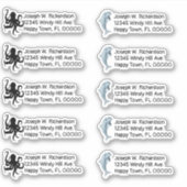 Autocollants de forme dauphins et pieuvre pour adr (Devant)